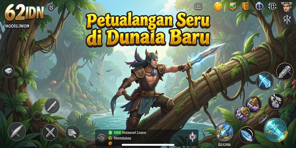 Gameplay 62IDN yang penuh petualangan mendebarkan.