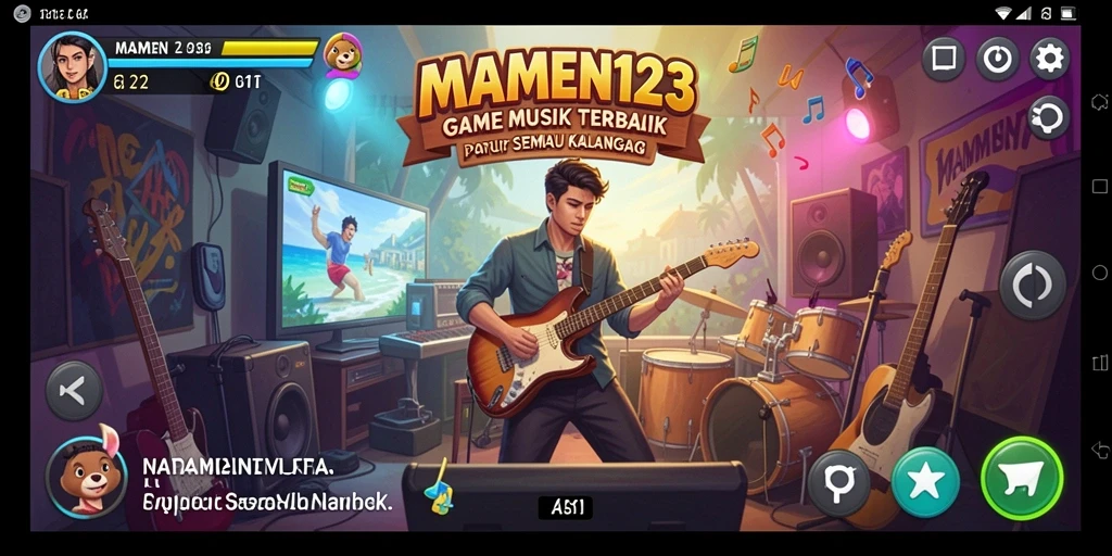 Screenshot MAMEN123 menampilkan gameplay yang seru dan interaktif.
