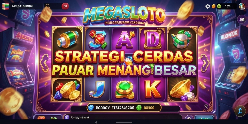 Screenshot dari gameplay <strong>MEGASLOTO</strong> yang menampilkan strategi bermain.
