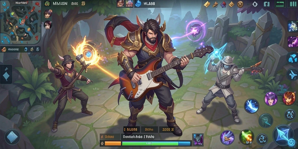 Tampilan gameplay MLBB8 yang penuh warna dan menarik.