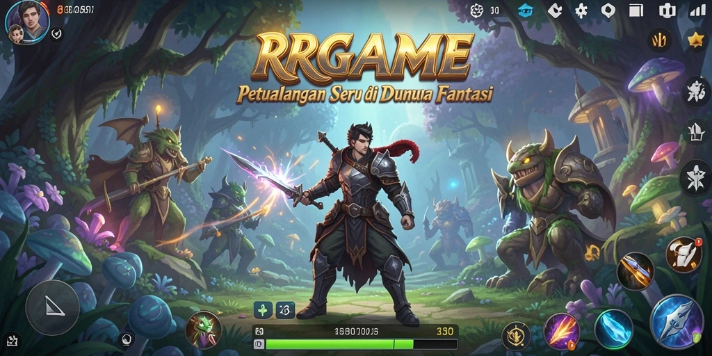Tampilan gameplay RPGAME yang seru dan menantang di dunia petualangan.